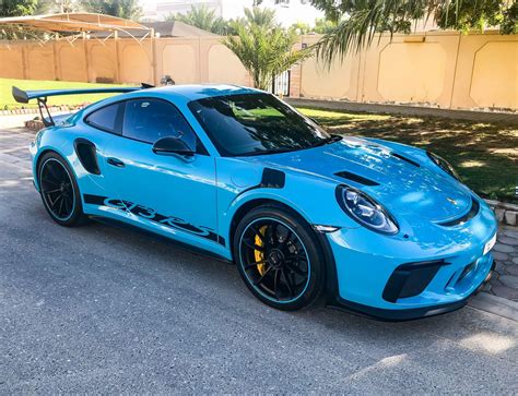 784-Mile 2019 Porsche 991.2 GT3 RS Miami Blue | PCARMARKET