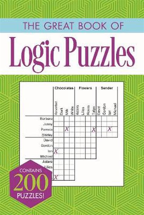 GREAT BOOK OF LOGIC PUZZLES - Walmart.com