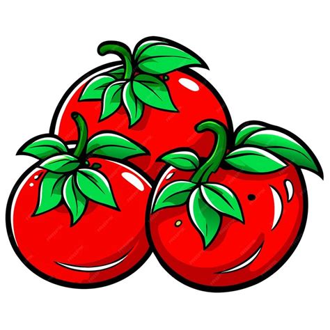 Premium Vector | Tomato plant set cartoon vector illustration