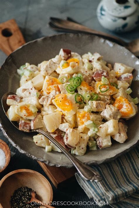 Creamy Chicken Potato Salad - Omnivore's Cookbook