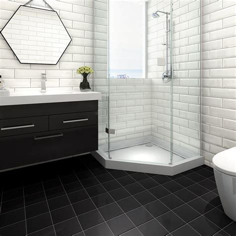 Black Bathroom Tile Floor – Everything Bathroom