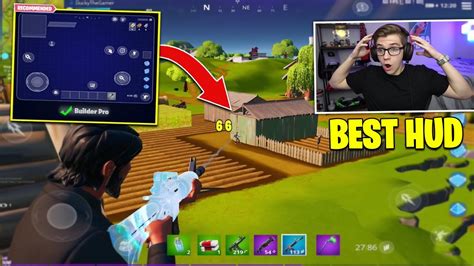 I used the New BUILDER PRO HUD on Fortnite Mobile... (so smart) - YouTube