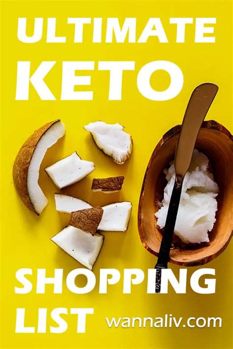 The Ultimate Keto Shopping List | Quick & Easy! - Wanna Liv