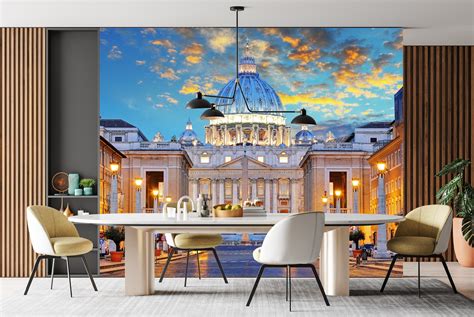 Vatican City View Wallpaper Wall Mural