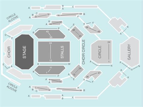 Seated Seating Plan - Bridgewater Hall