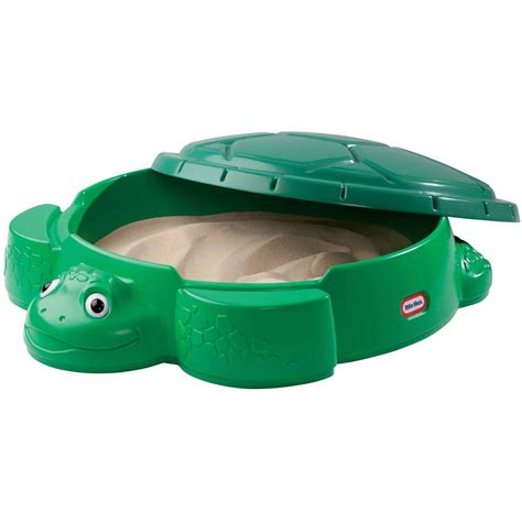 Little Tikes Turtle Sandbox With Cover Seats Outdoor Backyard Play Set Plastic | eBay