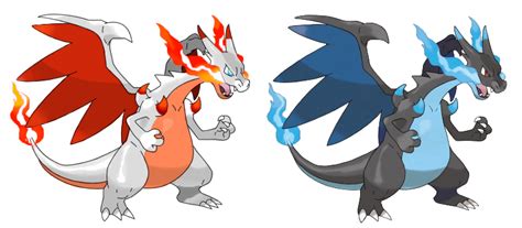 shiny mega charizard X by avatarfan25 on DeviantArt