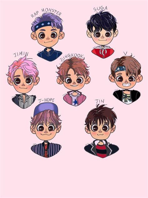 BTS Chibi Wallpapers - Top Free BTS Chibi Backgrounds - WallpaperAccess