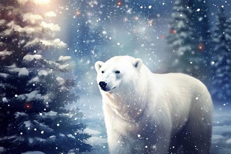 Christmas background wildlife mammal animal. | Free Photo Illustration - rawpixel