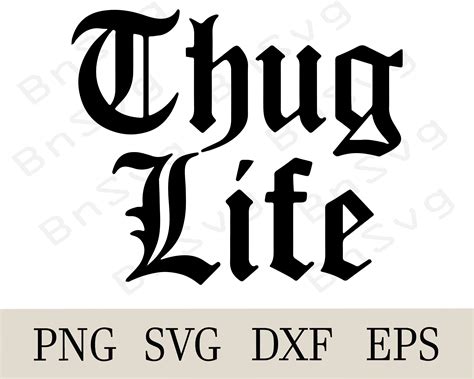 Black Thug Life Glasses Meme Sticker Applique Apparel Label For Jeans Casual Wear Red Pillowcase ...