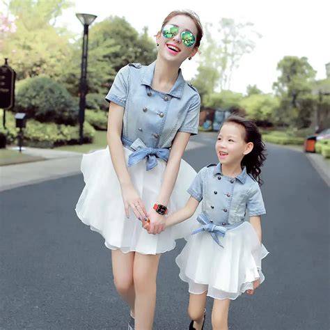 Mommy and Me Dresses Clothes Mother Mum Mom and Daughter Baby Matching Clothes Family Clothing ...