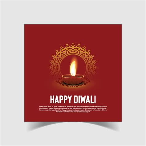 happy diwali wishes design template 13126287 Vector Art at Vecteezy