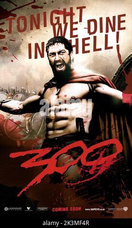 GERARD BUTLER POSTER, 300, 2006 Stock Photo - Alamy