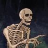 Skeleton PFP - Scary Halloween PFP for TikTok, IG, Discord, Zoom