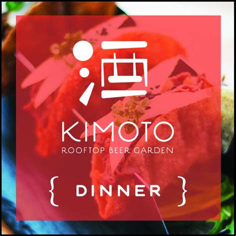 MENU — KIMOTO ROOFTOP GARDEN LOUNGE