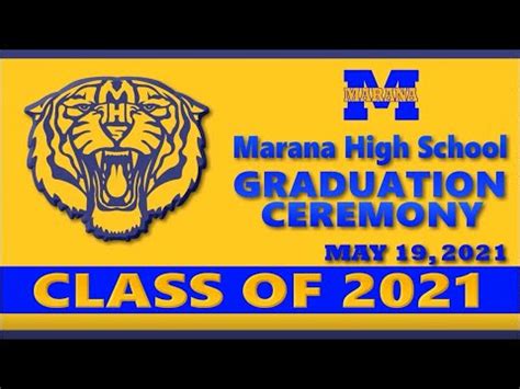 Marana High School 2021 Graduation Ceremony (Recording) - YouTube