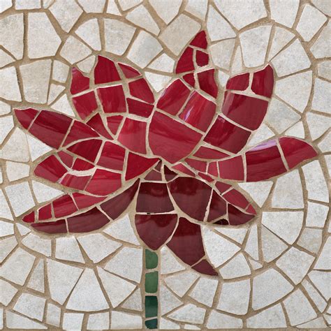 Mosaic Lotus Flower - Artful Dishes