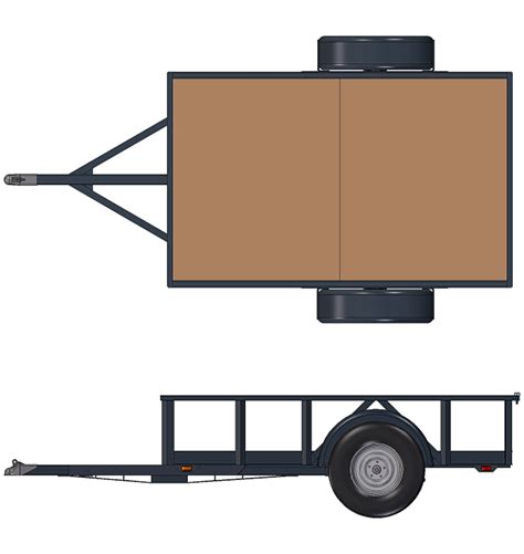 5x8 Trailer Plans – Single Axle, 3500 lbs – Awesome Design