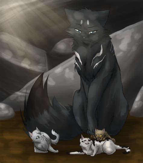 Wolfpelt and Kits - Speedpaint | Warrior cats, Warrior cats art ...