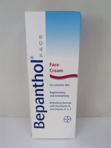 BAYER Bepanthol face cream for sensitive skin with vitamins A, C, E, 75 ml: Amazon.co.uk: Beauty