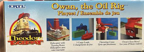 Ertl Vintage Toy Theodore Tugboat Owan The Oil Rig Playset Retired Rare NIB | eBay