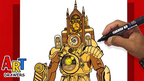 How To Draw TITAN CLOCKMAN🕰️ Skibidi Toilet Multiverse TIME - YouTube