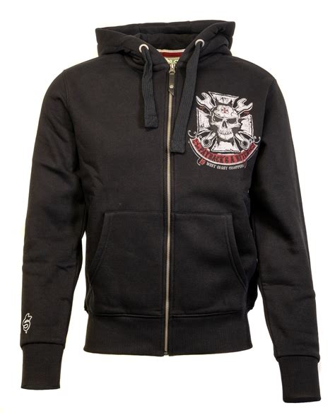 West Coast Choppers Mechanic Zip Hoodie black | Thunderbike Shop