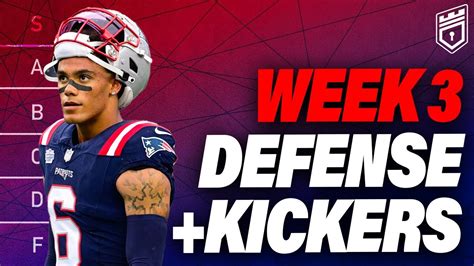 MUST START Defense & Kicker Rankings and Tiers – Week 3 Fantasy ...