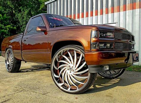 Pin by Cody Jo Olson on Donks & Big Wheels! | Custom chevy trucks, Custom trucks, Chevy trucks