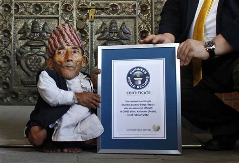 Nepalese man declared world's shortest