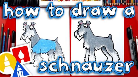 How To Draw A Schnauzer - YouTube