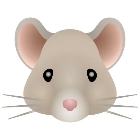 Mouse Face icon in Emoji Style