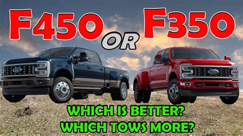 Ford F350 VS. F450 Which is Better? - YouTube