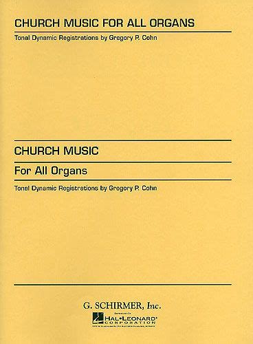 Church Music for All Organs » Noten für Orgel - GS33213