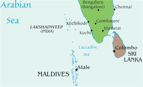 Map Of Lakshadweep