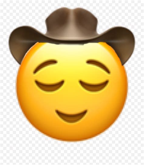 Emoji Cowboy Yee Haw Yeehaw Sticker - Winking Cowboy Emoji,Texas Emoji ...