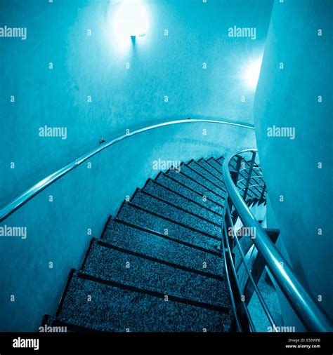 Stair down hi-res stock photography and images - Alamy