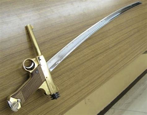 The Gunblade; Two weapon types in one, those being a Sword and Pistol ...