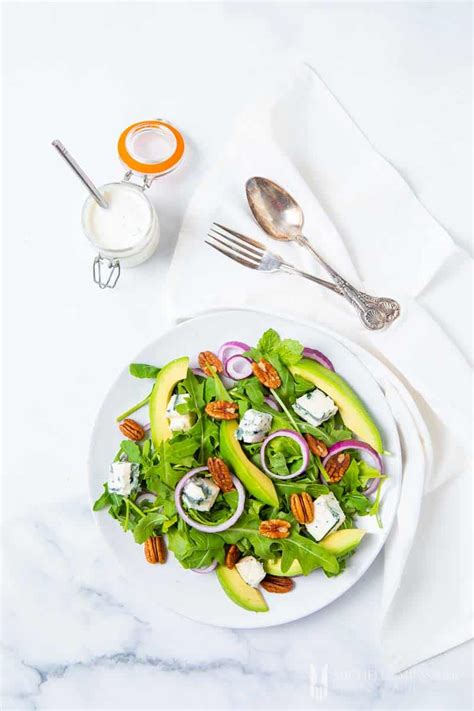 Rocket Salad - Delicious Rocket Salad With Avocado, Walnuts & Blue Cheese