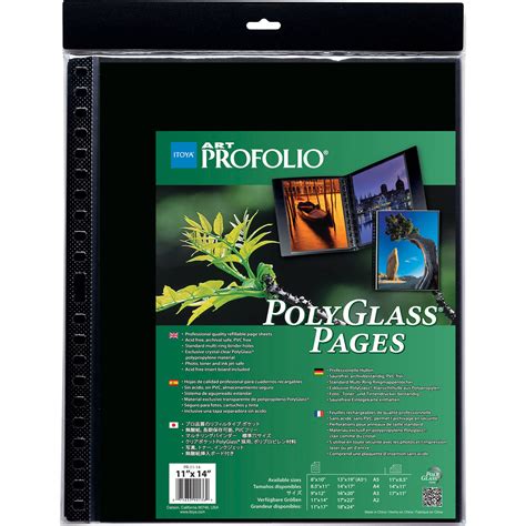 Itoya Art Profolio PolyGlass Pages (8.3 x 11.7", 10-Pack) PR-A4