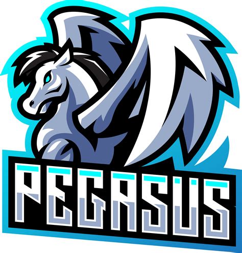 Pegasus Mascot And Logo Esport Template Vector Eps Ai Pegasus Logo | Images and Photos finder