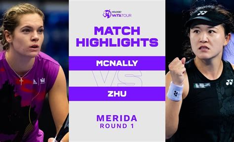 | 2023 Merida Round 1| WTA Match Highlights - VCP Tennis