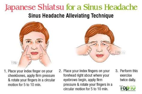 shiatsu-for-a-sinus-headache | Sinus remedies, Acupressure treatment ...