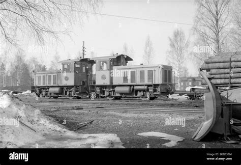 Dala - Ockelbo - Norrsundet Railway, Donj, Diesellok 2 "Brattfors" and 1 "Åbron Stock Photo - Alamy