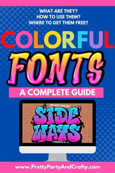 colorful font with the words, what are they? and how to use them?