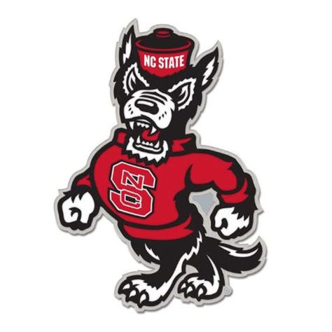 Lapel Pin: NC State Wolfpack Mascot Enamel – CARDIACS Sports & Memorabilia