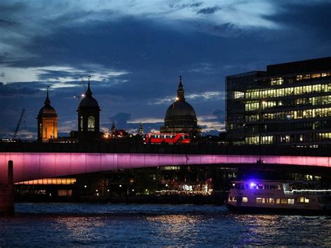 River Thames bridges lit up in new artwork | Shropshire Star