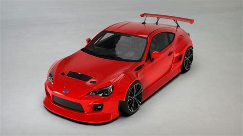 Widebody Subaru BRZ Rendering Combines Pandem Body Kit With BN Sports ...