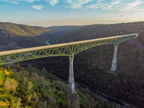 The unbuilt dam that created California’s tallest bridge — The Foresthill Bridge spans 2,428 ...