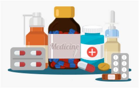 Medicine Cartoon Png - Clipart Pills Medicines Prescription ...